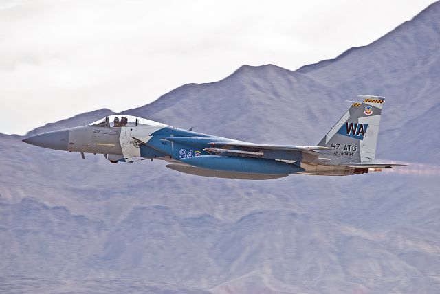 AFR780494 — - 65 AGRS F-15D lifting off on a Red Flag mission.