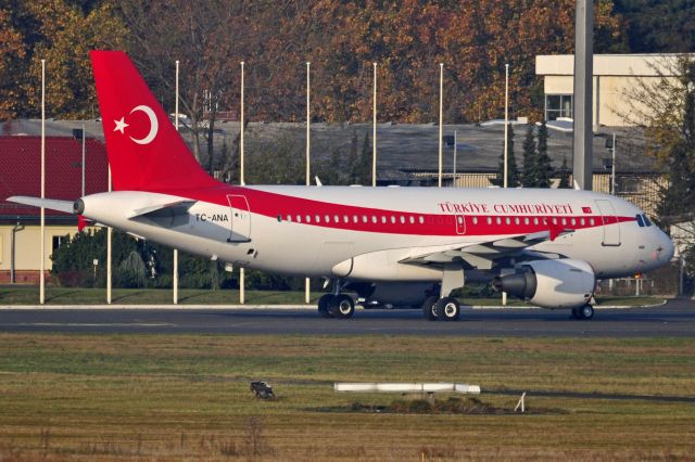 Airbus A319 (TC-ANA) - Turkish Government