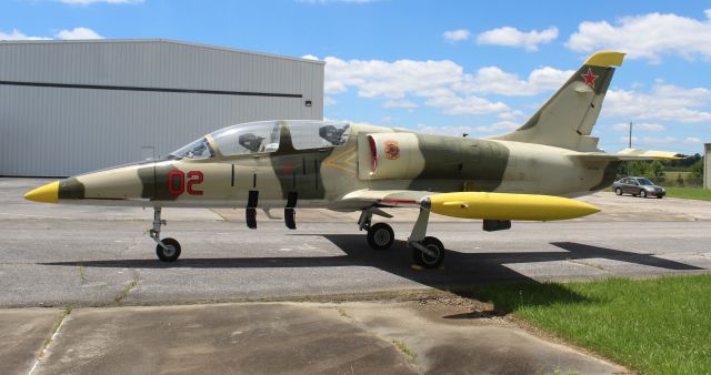 Aero L-39 Albatros (N4207W) - A 1988 model Aero Vodochody L-39C Albatros on the Warbird Alley ramp at Northeast Alabama Regional Airport, Gadsden, AL - around mid-day, June 11, 2020.