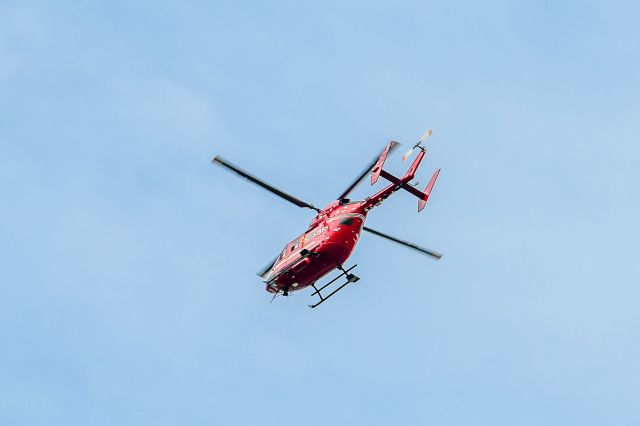 NUSANTARA NBK-117 (C-GCPH) - Stars Air Ambulance departing the Grande Prairie Airport for a Scene Call in Hythe, AB