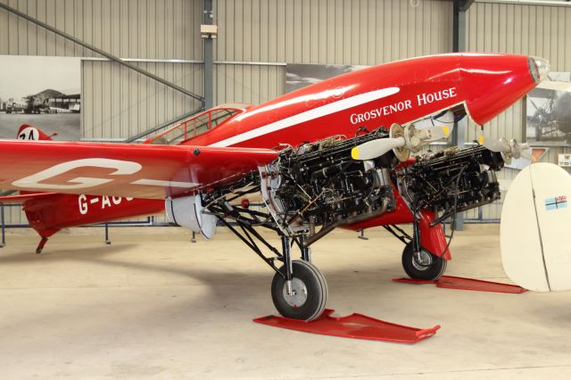 G-ACSS — - This DH88 Comet won the MacRobertson air race, flying from England to Australa in 1934.