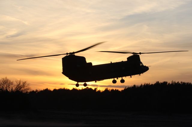 ASAP Chinook — - Dutch Chinook during evening landing