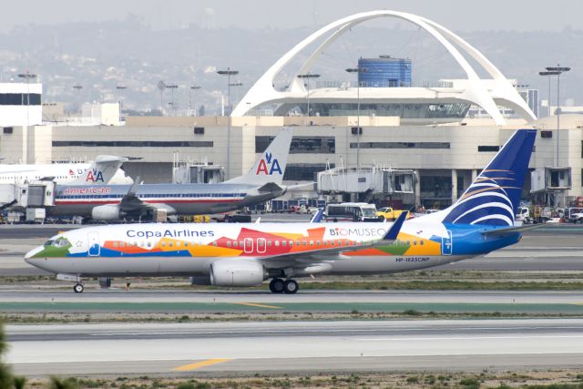 Boeing 737-800 (HPA1852) - HP-1825CMP  Boeing  B737-8V3  BioMuseo  CMP  KLAX  20130305  4452