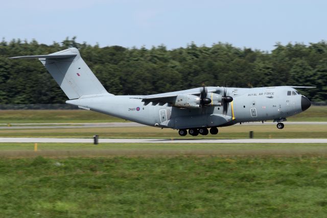 AIRBUS A-400M Atlas (MBB401) - 'ASCOT 4045' arriving from Paso Robles, CA. From the 24/30/70 Squadron, based at RAF Brize Norton, Oxfordshire, England.