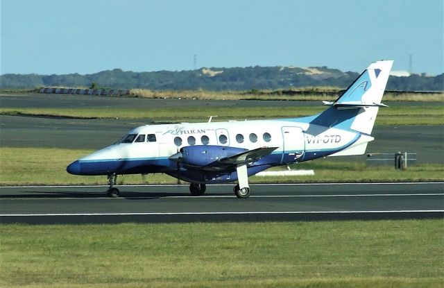 British Aerospace Jetstream Super 31 (VH-OTD) - FlyPelican British Aerospace Jetstream 31-3212EP VH-OTD (msn 978) at Sydney Airport Australia. 16 August 2023.