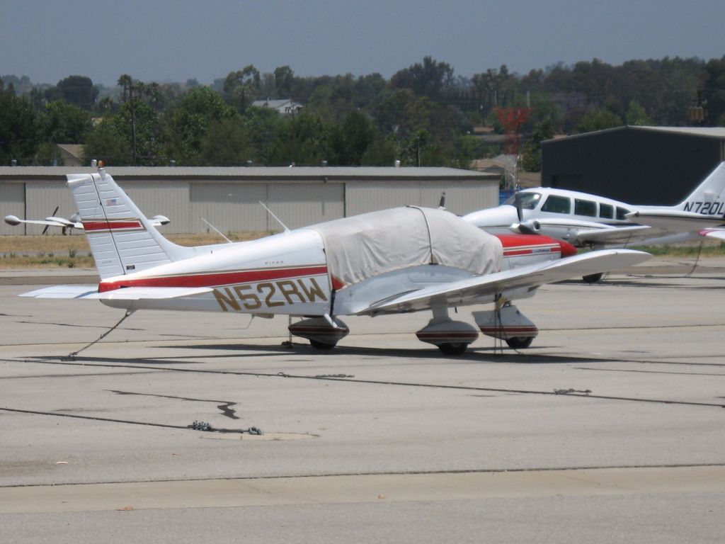 Piper Cherokee (N52RW) - PARKED AT FULLERTON