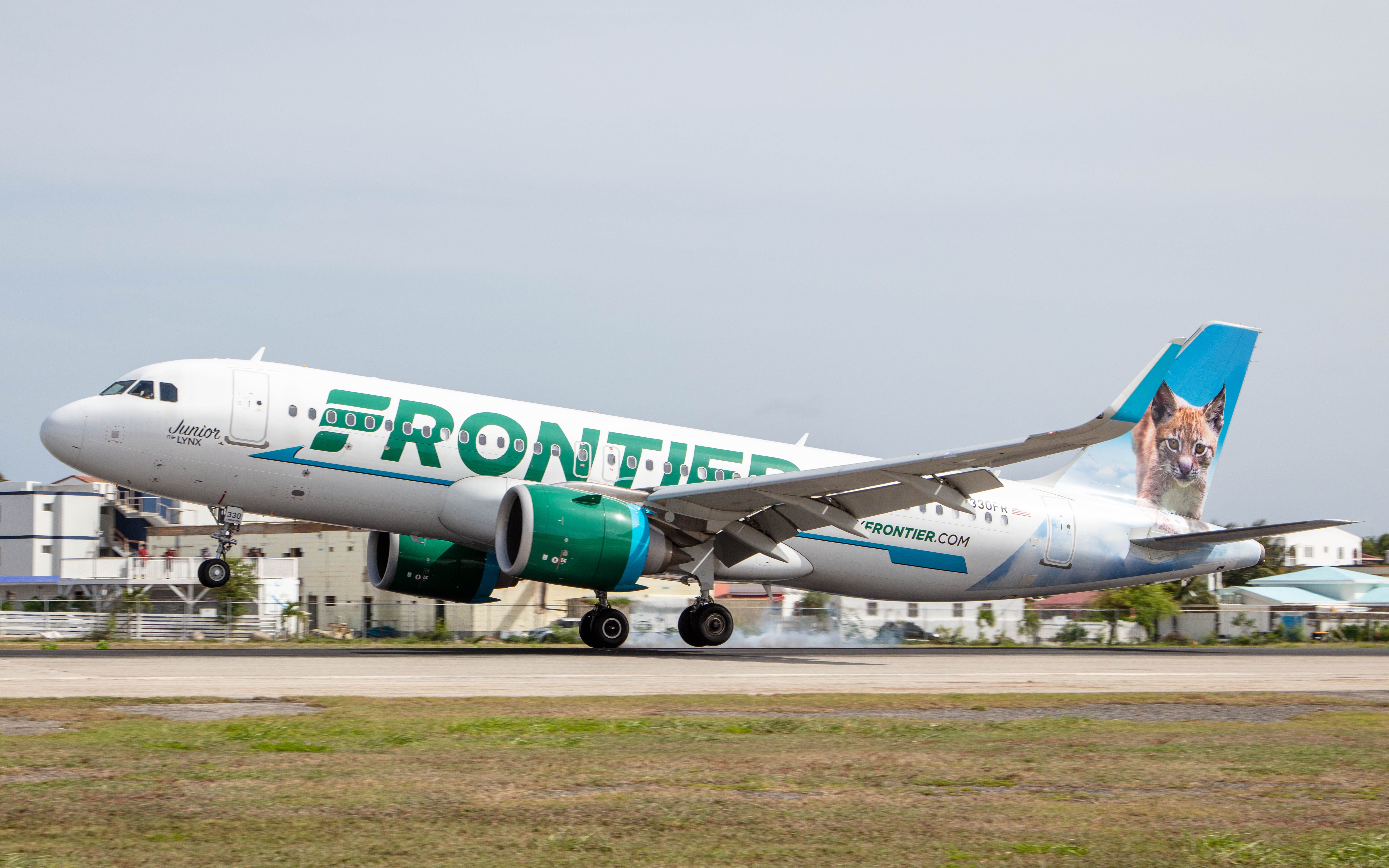 Airbus A320neo (N330FR) - Frontier Airlines first time visitor to St. Maarten/SXM with direct connection to Orlando/MCO.br /br /July 10th 2021