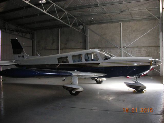 Piper Saratoga (VH-RUB) - Tyabb Victoria, in bed for the night