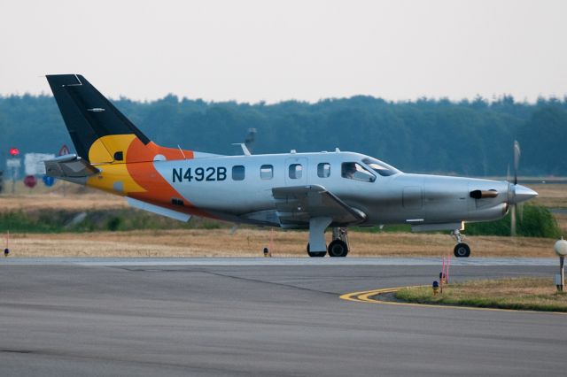 Socata TBM-850 (N492B) - Visiting Eindhoven airport today