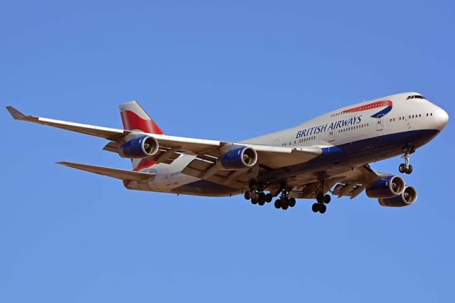 Boeing 747-400 (G-BNLN) - British Airways 747-436 G-BNLN at Sky Harbor on June 10, 2018