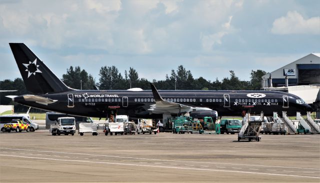 Boeing 757-200 (G-TCSX) - tag aviation uk ltd. b757-2k2wl g-tcsx at shannon 27/7/19.