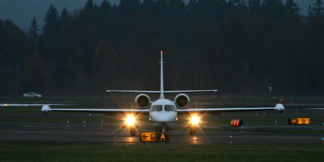 IAI 1124 Westwind (N7DJ) - This jet belongs to an area car salesman magnate. This is on arrival mid November 2009 from Mccaren (LasVegas.)