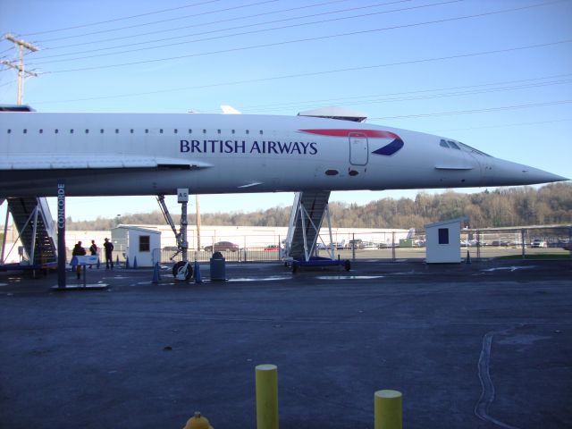 Aerospatiale Concorde (G-BOAG) - Seattle Boeing Field