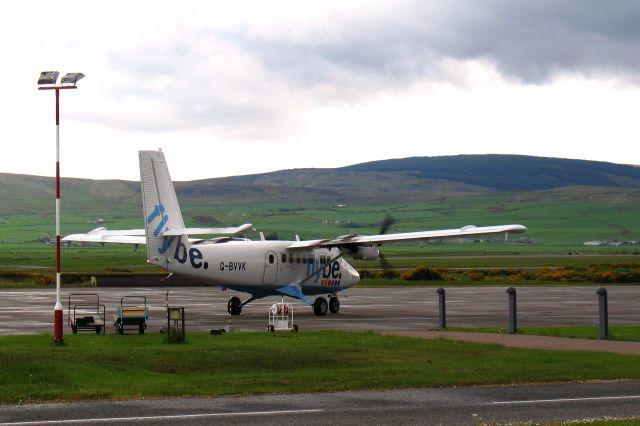 De Havilland Canada Twin Otter (G-BVVK) - Flybe De Havilland Canada DHC-6-300 Twin Otter G-BVVK in Campbeltow, Scotland