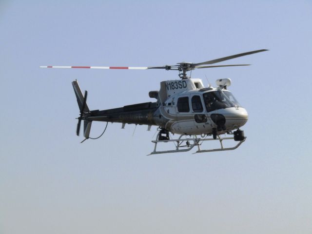 Eurocopter AS-350 AStar (N183SD) - Lifting off