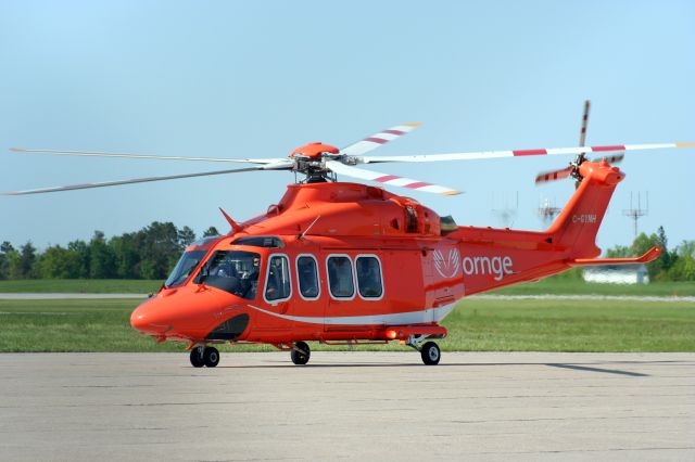 BELL-AGUSTA AB-139 (C-GYNH) - After a quick turnaround return  to base