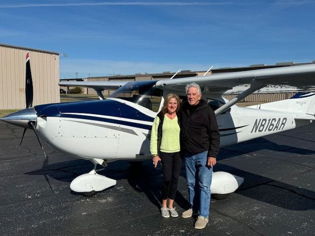 N816AR — - Chuck and Tracy with 6AR Nov 2024