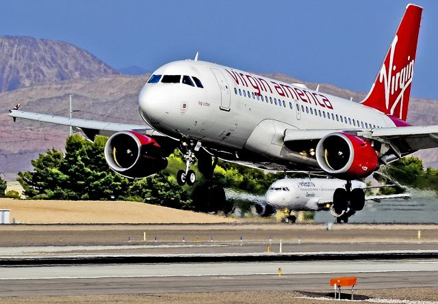 Airbus A319 (N528VA) - Virgin America 2008 Airbus A319-112 N528VA (cn 3445) "Fog Cutter"  - Las Vegas - McCarran International (LAS / KLAS) USA - Nevada, October 5, 2012 Photo: Tomás Del Coro