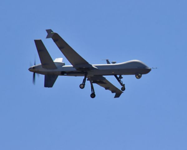 General Atomics Reaper — - MQ-9 Reaper flying at Cannon Air Force Base Air Show - June 2016