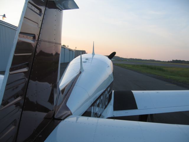 Mooney M-20 (N58105) - dusk at home