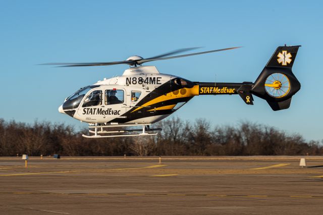 Eurocopter EC-635 (N884ME) - Departure, Allegheny County Airport, Pittsburgh, PA