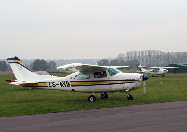 Cessna Skylane (D-EEHR) - At Reichelsheim (EDFB) near Frankfurt, Germany. Arriving from Johannesburg after a 35h flight.