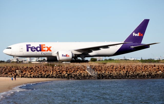 BOEING 777-200LR (N884FD) - Taxiing to the Freight Ramp