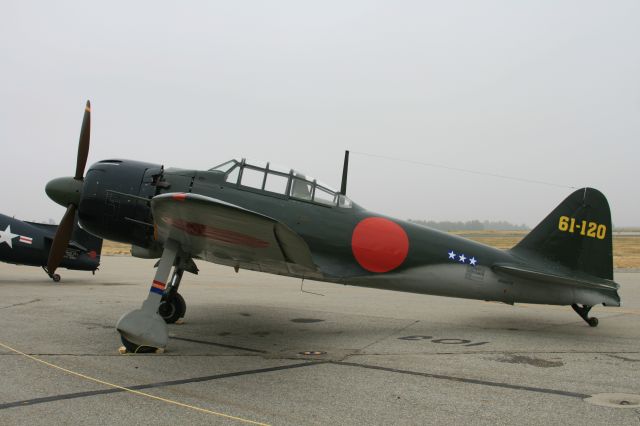 Mitsubishi A6M Zero — - Mitsubishi Zeke Zero A6M5  Planes of Fame, Chino