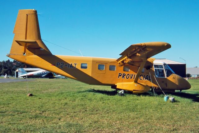 P2-IAT — - GAF NOMAD 22B - REG : P2-IAT (CN 27) - BANKSTOWN NSW. AUSTRALIA - YSBK (29/6/1988)35MM SLIDE CONVERSION USING A EPSON V700 PERFECTION FLATBED SCANNER SCANNED AT 6400 DPI