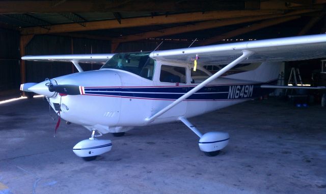 Cessna 152 (N1649M) - Hangared airplane for sale. New  zero time engine & prop. Lost medical.br / wrbartow@verizon.net