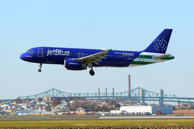 Airbus A320 (N531JL) - Blue Finest arriving from Atlanta