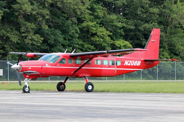 Cessna Caravan (N208B) - Here’s a cool looking Cessna 208B Caravan I, “Redbird”, as seen at KTOL on 19 Jul 2017.