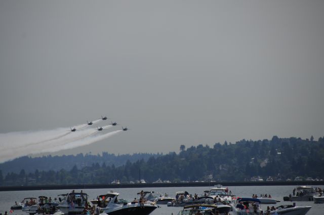 — — - Blue Angels over Seattle, WA