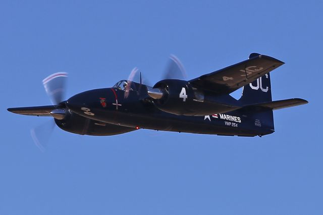 Grumman G-51 Tigercat (N909TC) - Grumman F7F-3P - flying over during the airshow.