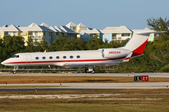 Gulfstream Aerospace Gulfstream V (N802AG) - Altrias G550 returning to Richmond, VA (KRIC) after being in Key West for a couple of hours.