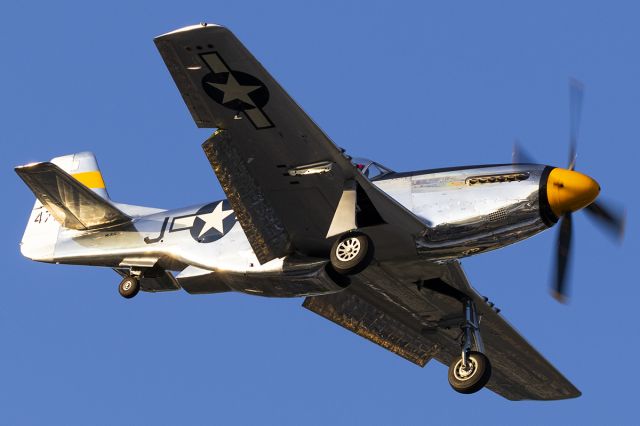 North American P-51 Mustang (NL51JC) - Performing at Addison's Kaboom Town.