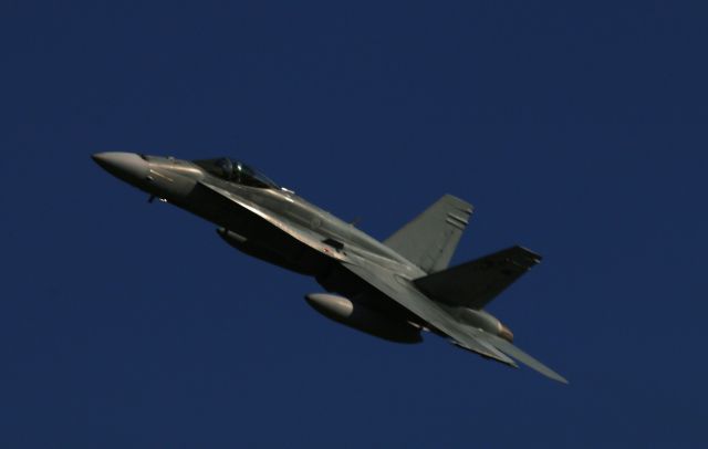 — — - RAAF F/A-18A Hornet at Wings over Illawarra Air Show