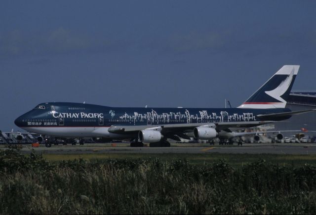 Boeing 747-200 (B-HIB) - Departure at Narita Intl Airport Rwy34L on 1998/10/03 " The Spirit of Hong Kong "