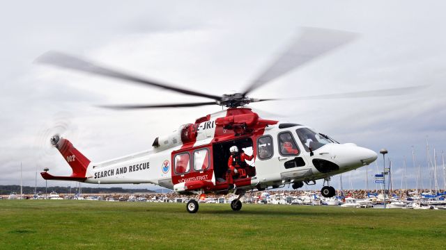 BELL-AGUSTA AB-139 (SE-JRI) - 2013 AgustaWestland AW139 "Lifeguard 002" Swedish Maritime Administration (Sjöfartsverket), Simrishamn, Aug 30, 2014