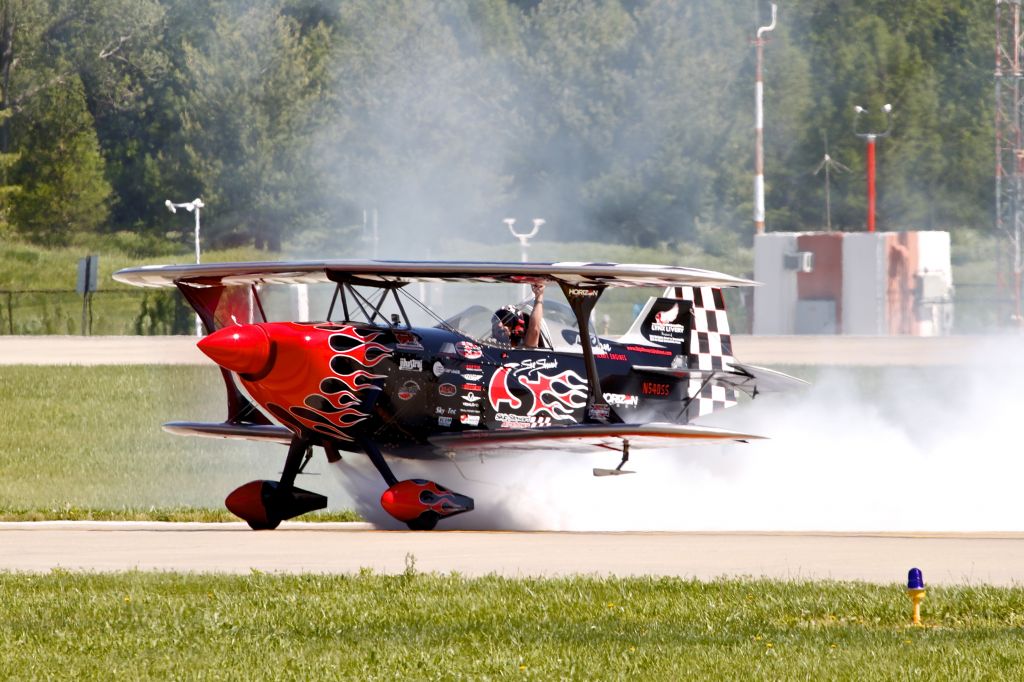 Experimental 100kts (N540SS) - Skip Stewart at the Spirit of St Louis Air Show