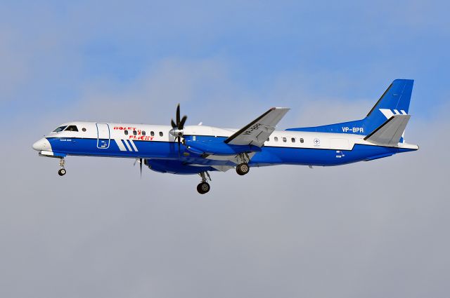 Saab 2000 (VP-BPR) - Saab 2000 Polet Flight (Nov 2008)