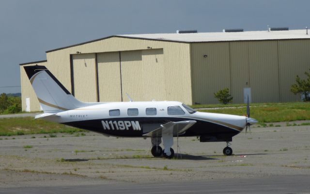 Piper Malibu Mirage (N119PM) - Shown here is a Piper Malibu Mirage catching some Tarmac time in the Spring of 2016.