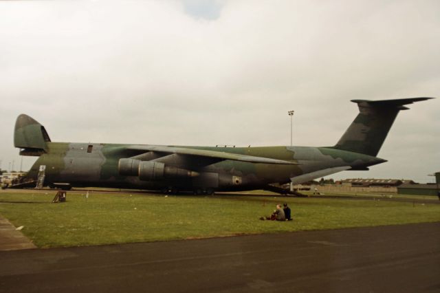 Lockheed C-5 Galaxy (69-0006) - Here’s a scanned copy of a Lockheed Martin C-5A Galaxy, c/n 500-037, from 25 May 1986. I snapped this on a dreary and blustery day at Mildenhall Air Fete 86 at RAF Mildenhall.