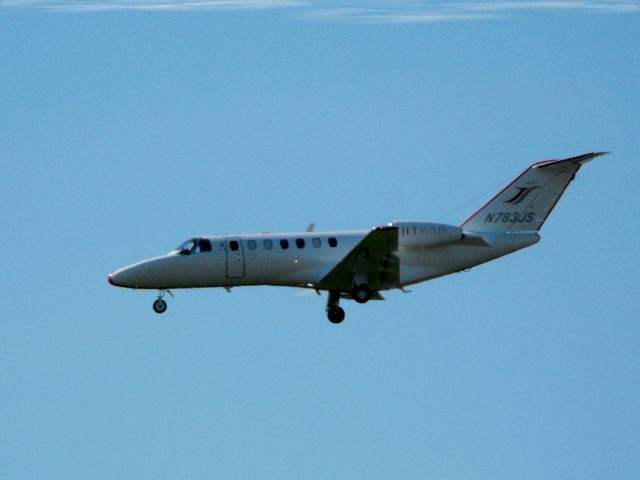 Cessna Citation CJ3 (N783JS) - Shown here on final in the Spring of 2014 is this Citation business Jet.