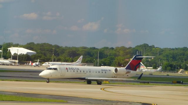 Canadair Regional Jet CRJ-200 (N848AS) - Departing to Monroe, LAbr /Del to Atlantic Southeast Airlines in 1999br /Del in Expressjet in 2011