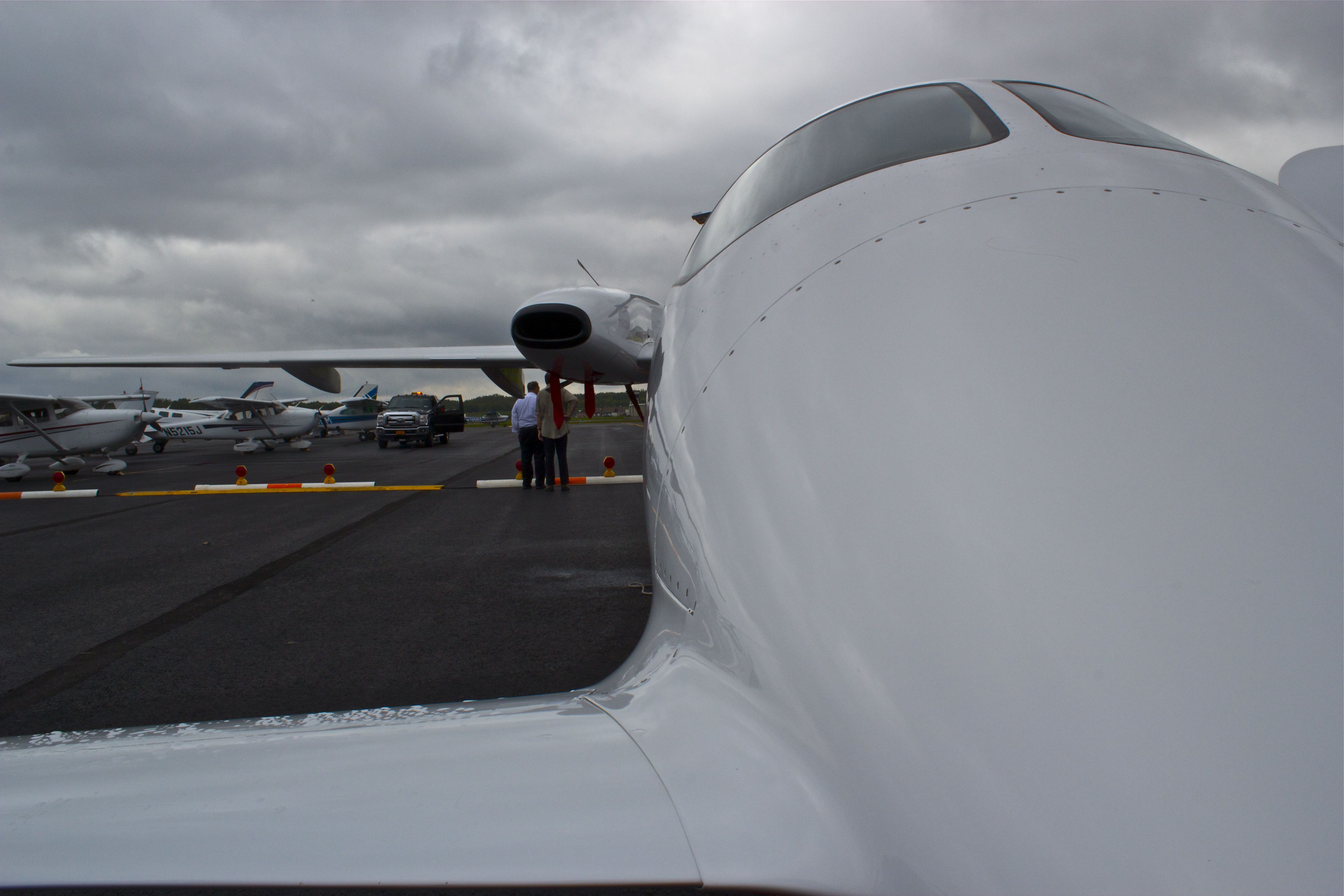 — — - Piaggio Avanti in Hartford, CT during AOPA Summit 2011