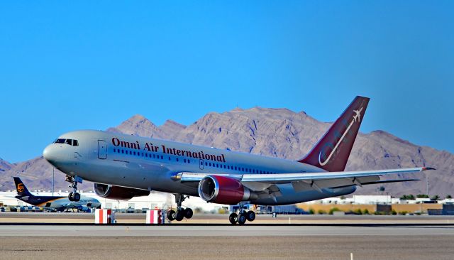 BOEING 767-200 (N207AX) - N207AX Omni Air International 2001 Boeing 767-224(ER) - cn 30438 / 845 - Las Vegas - McCarran International (LAS / KLAS)br /USA - Nevada, July 12, 2016br /Photo: Tomás Del Coro