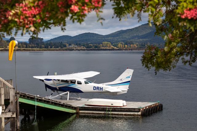 Cessna 206 Stationair (ZK-DRH) - Lake Te Anau waterfront, New Zealand.