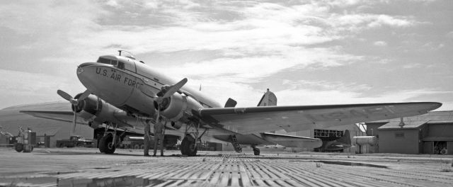 Douglas DC-3 — - C47 at Osan AFB Korea 1969