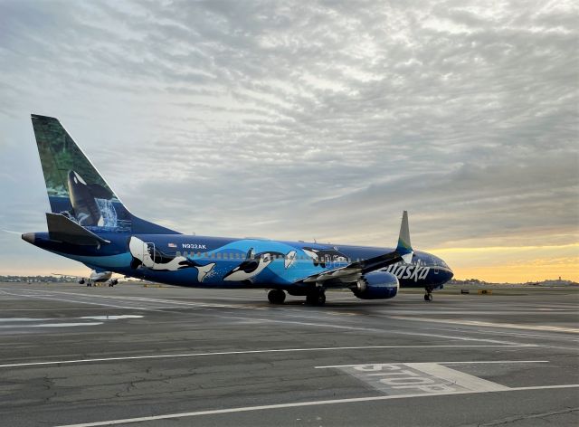 Boeing 737 MAX 9 (N932AK) - Orca Special Livery